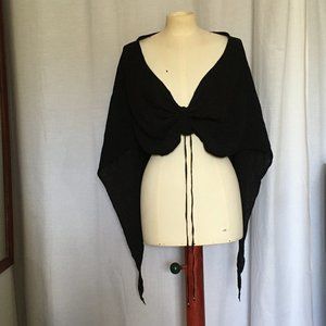 Poncho, Hood, Scarf ~ Asymmetrical Cut